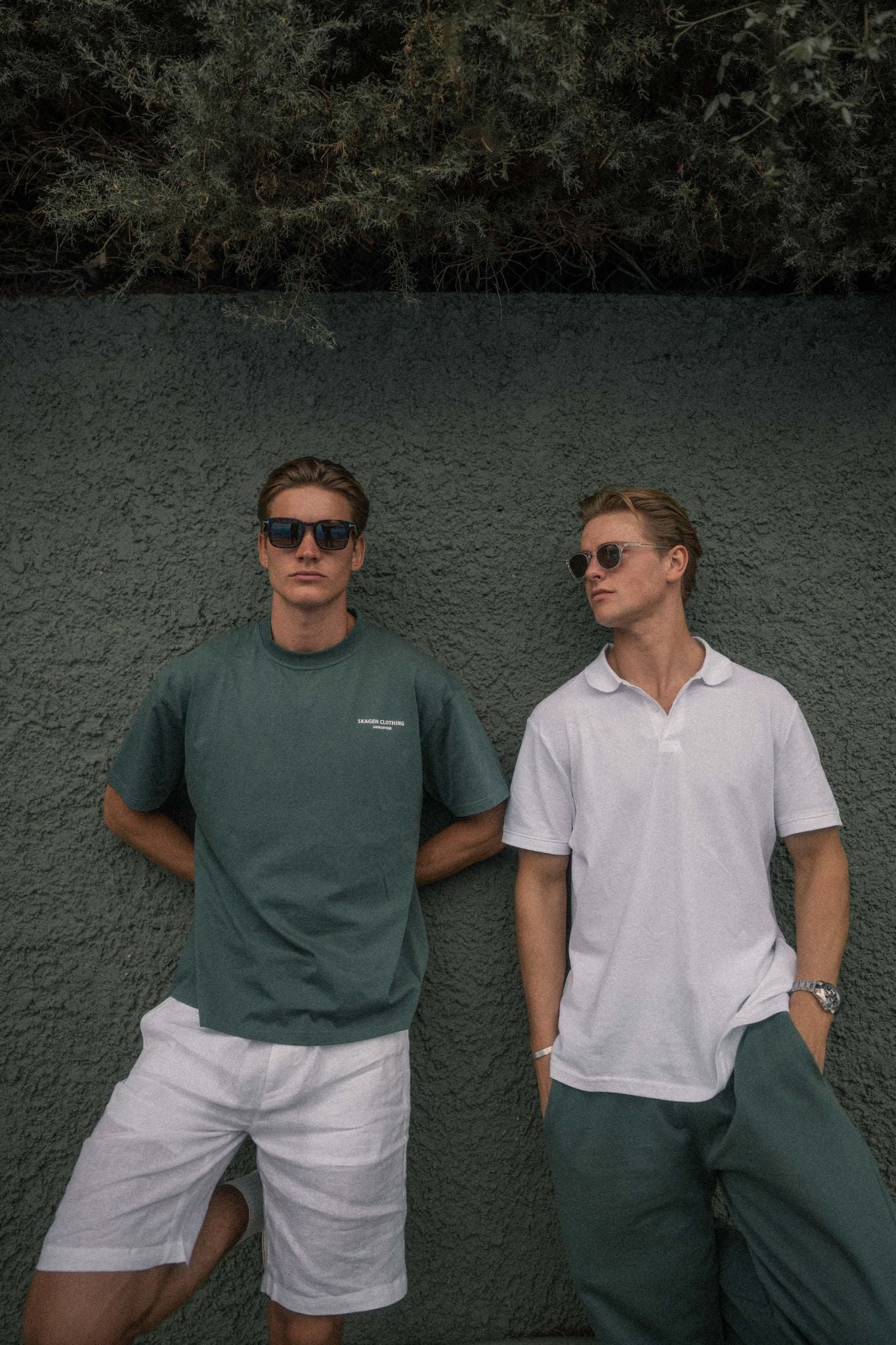 UNMARKED T-shirt Grøn | Skagen-clothing.dk